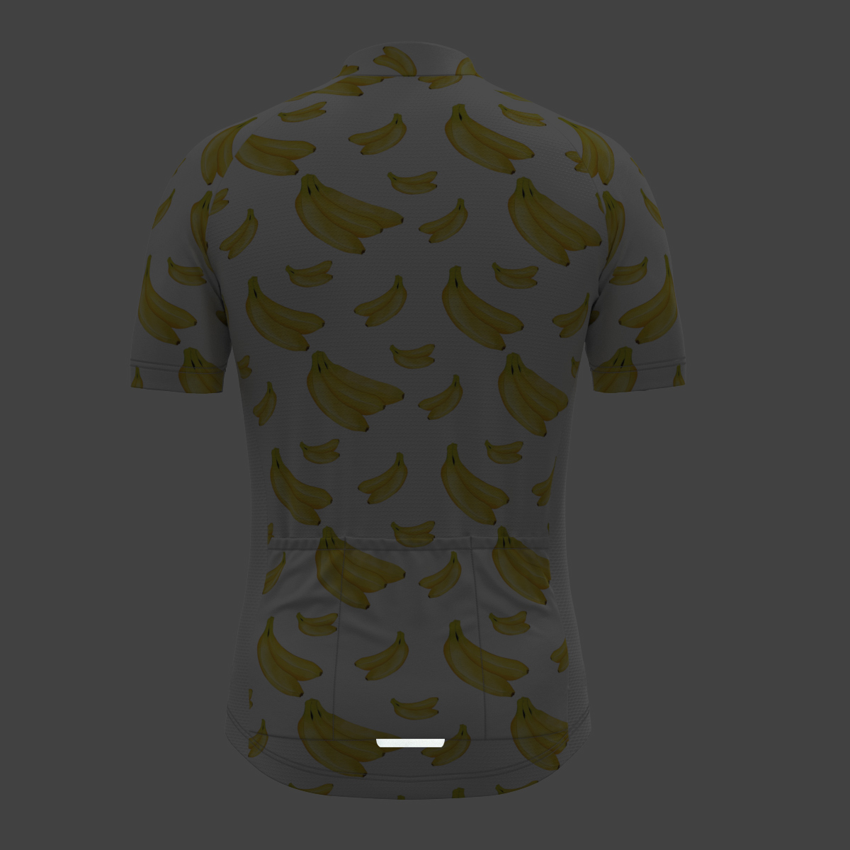 Men's Undress Me Banana Cycling Jersey - White