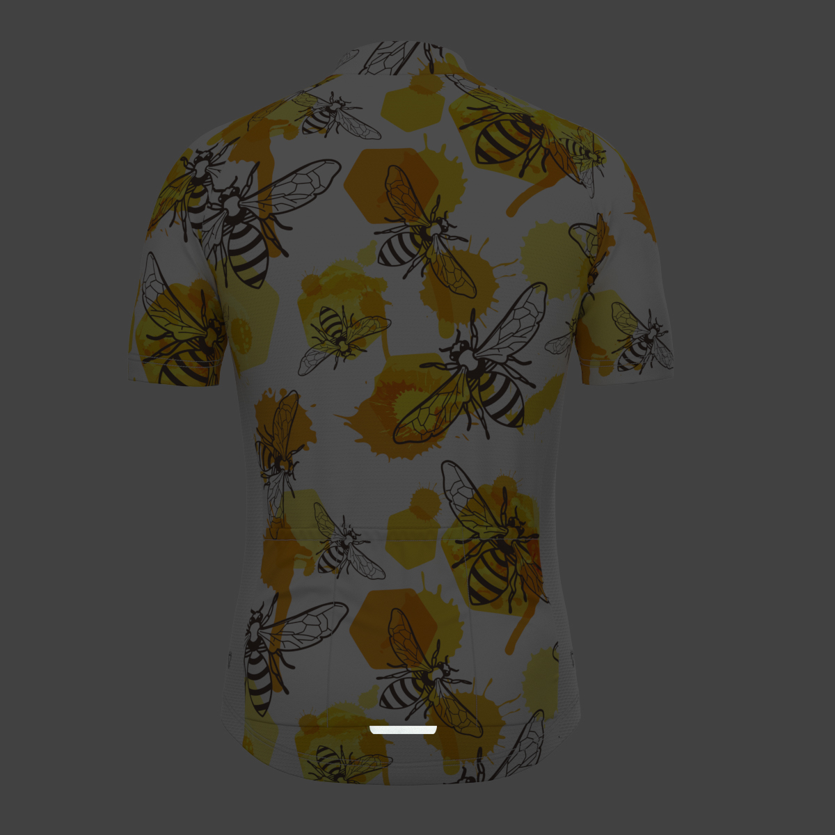 Watercolor Honeycombs Men's Cycling Jersey