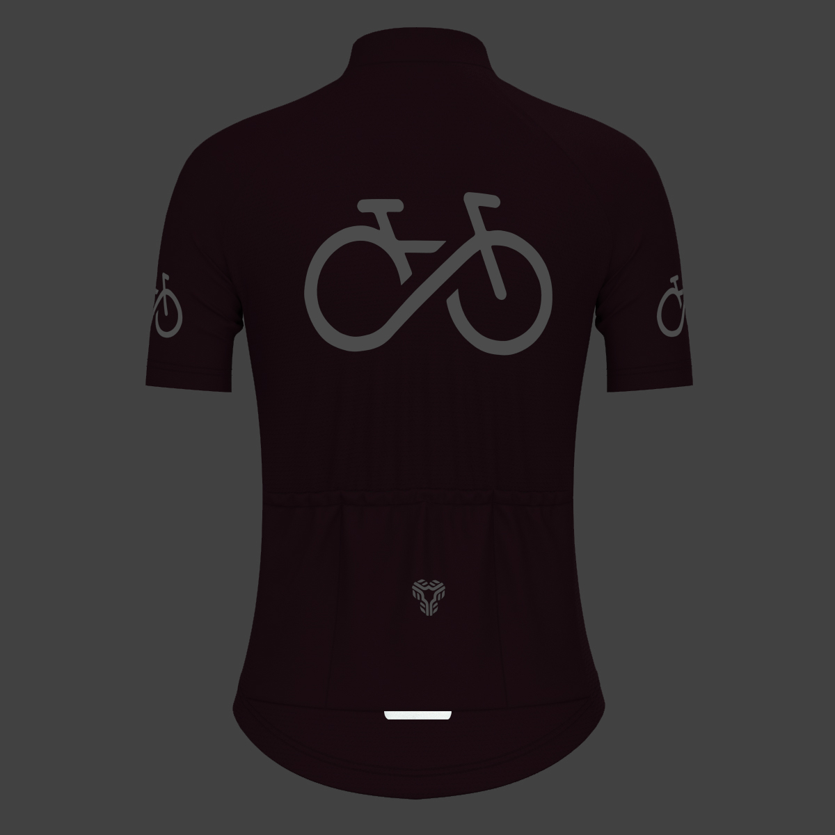 Ride Forever Women's Cycling Jersey - Burgundy