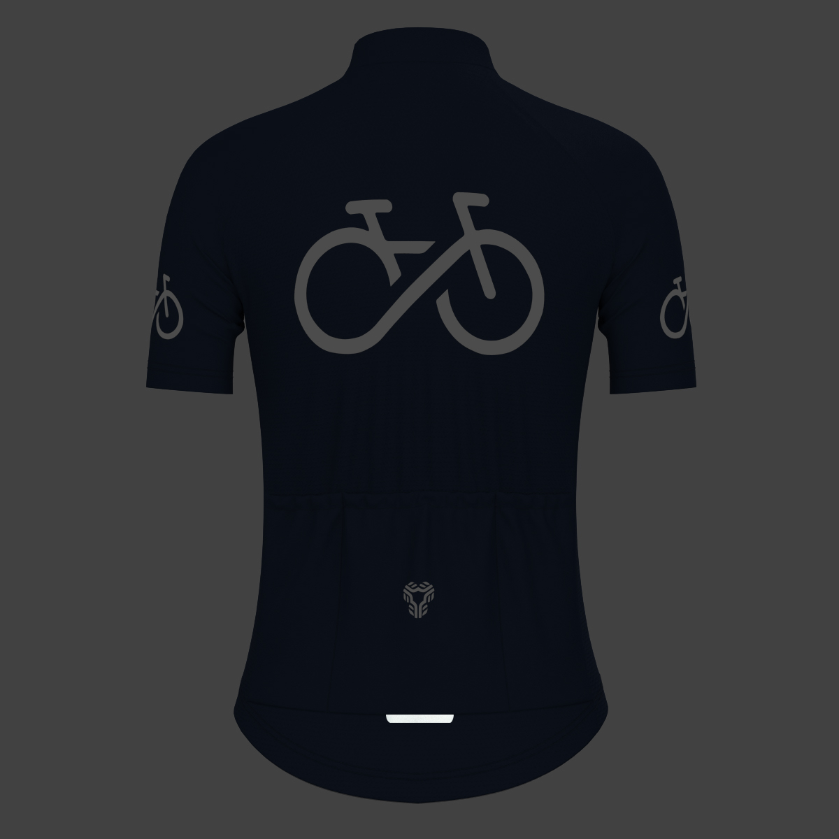Bike Forever Women's Cycling Jersey - Navy