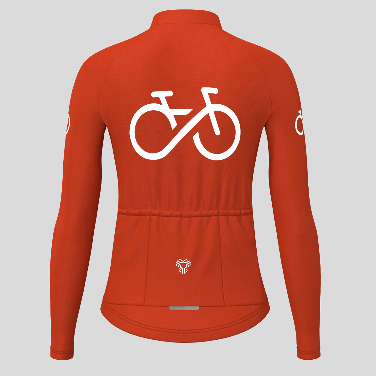 Ride Forever Women's LS Cycling Jersey - Brick