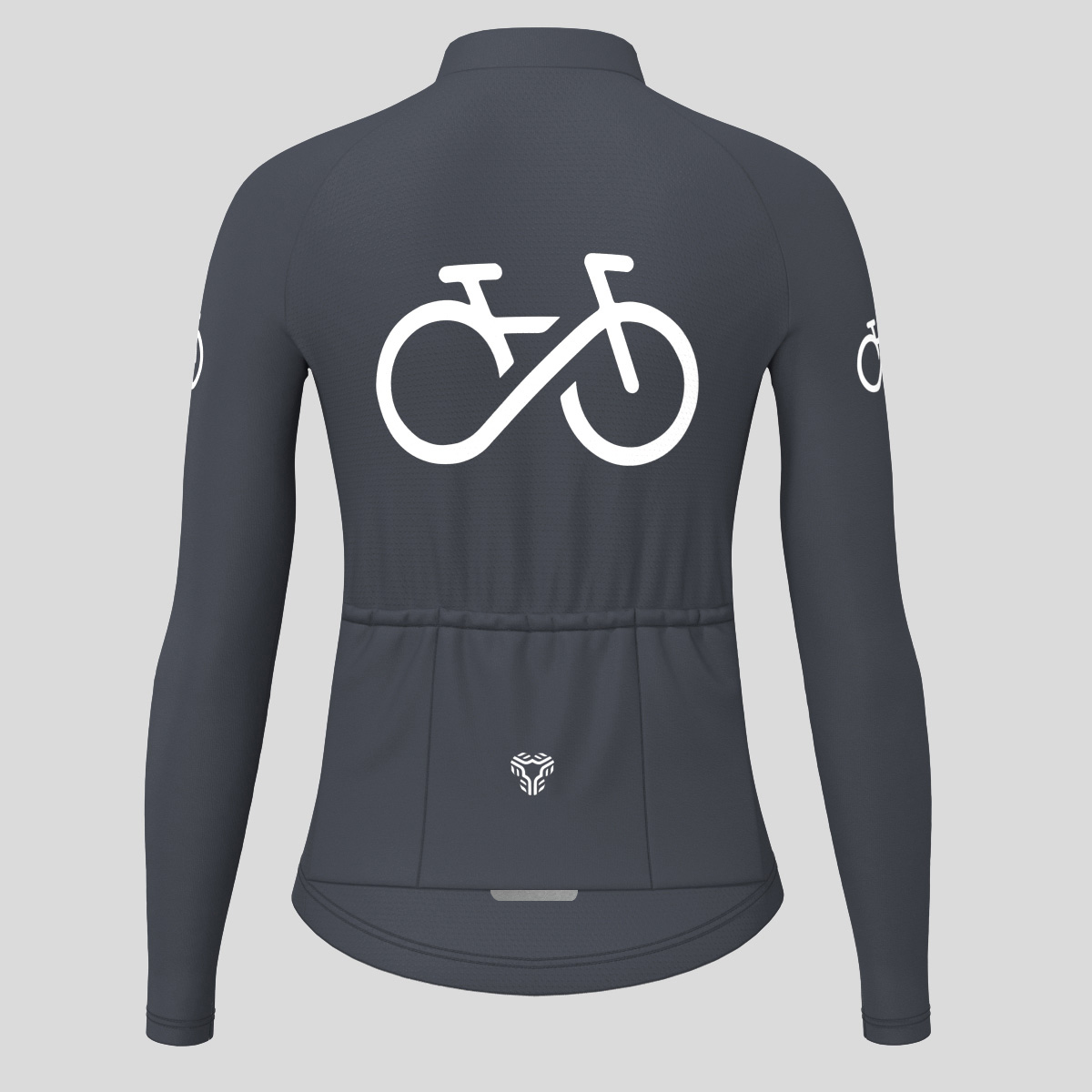 Bike Forever Women's LS Cycling Jersey - Graphite