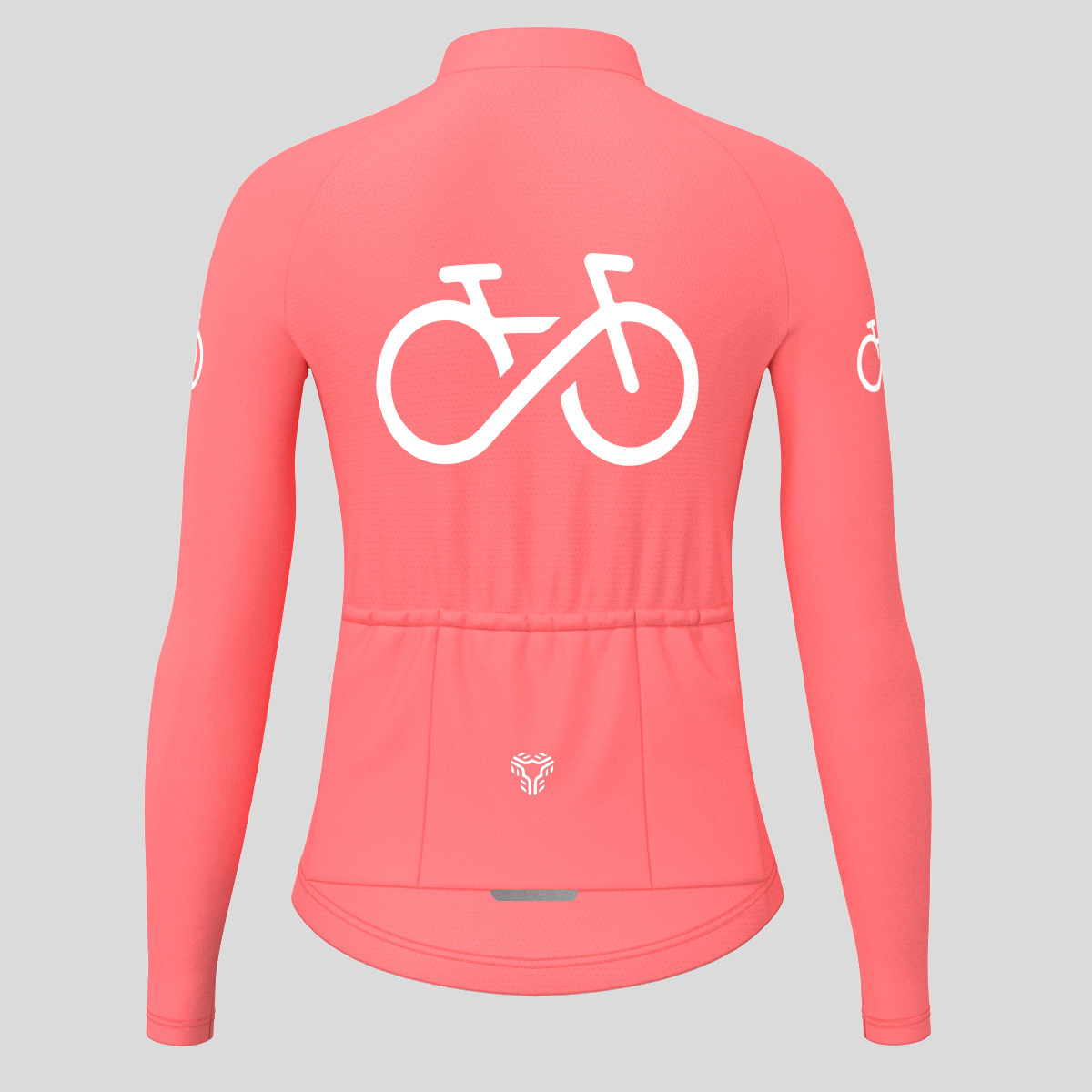 Ride Forever Women's LS Cycling Jersey - Guava
