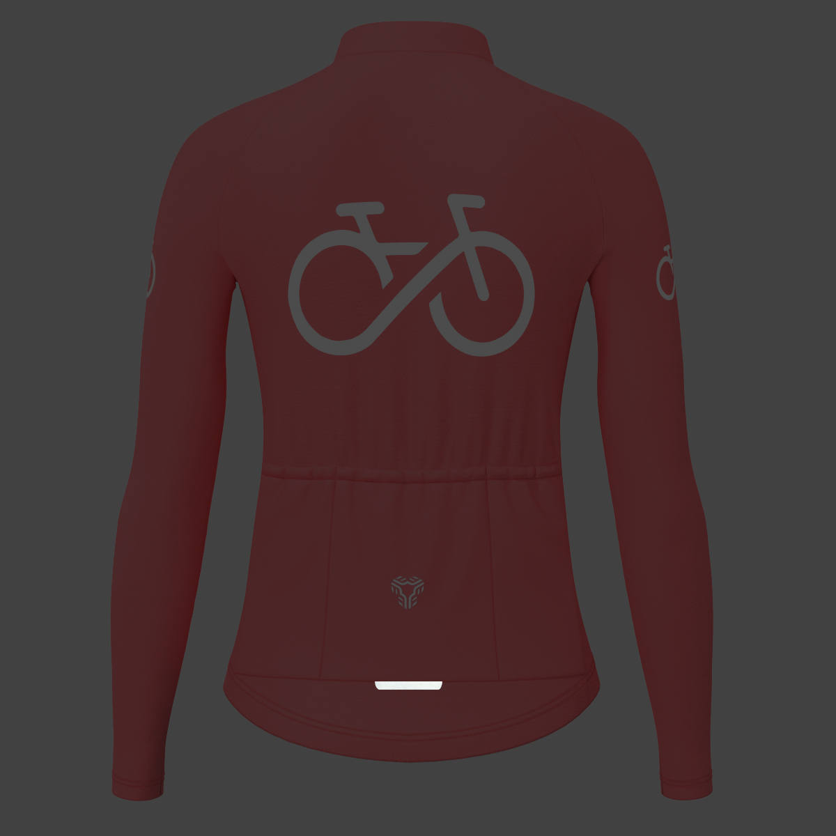 Ride Forever Women's LS Cycling Jersey - Guava