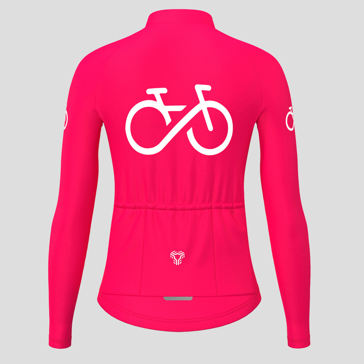 Ride Forever Women's LS Cycling Jersey - Jester Red