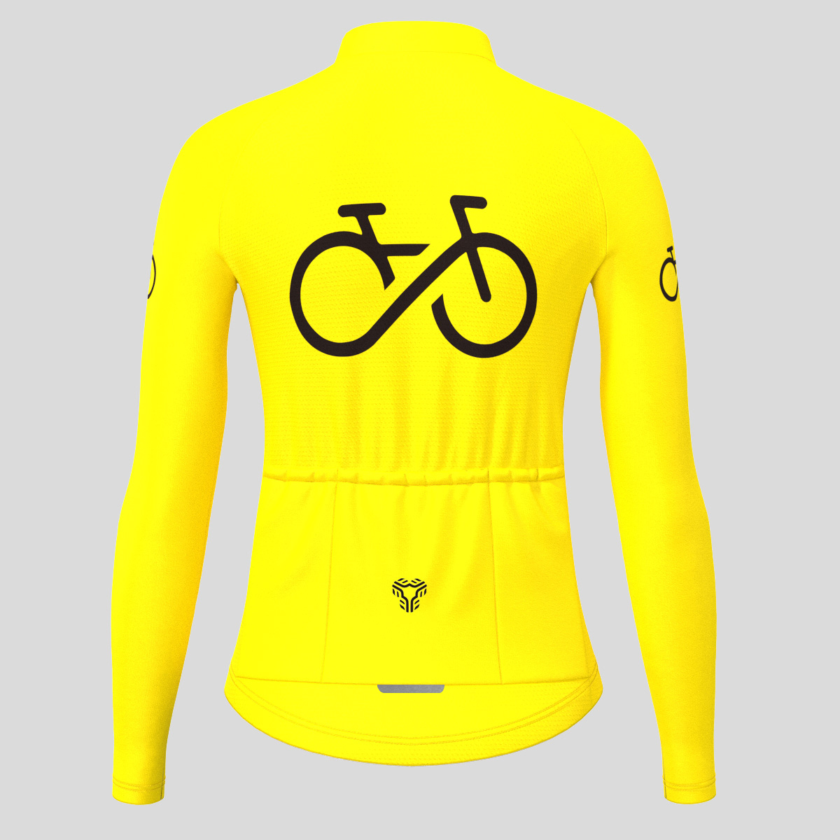 Bike Forever Women's LS Cycling Jersey - Maize