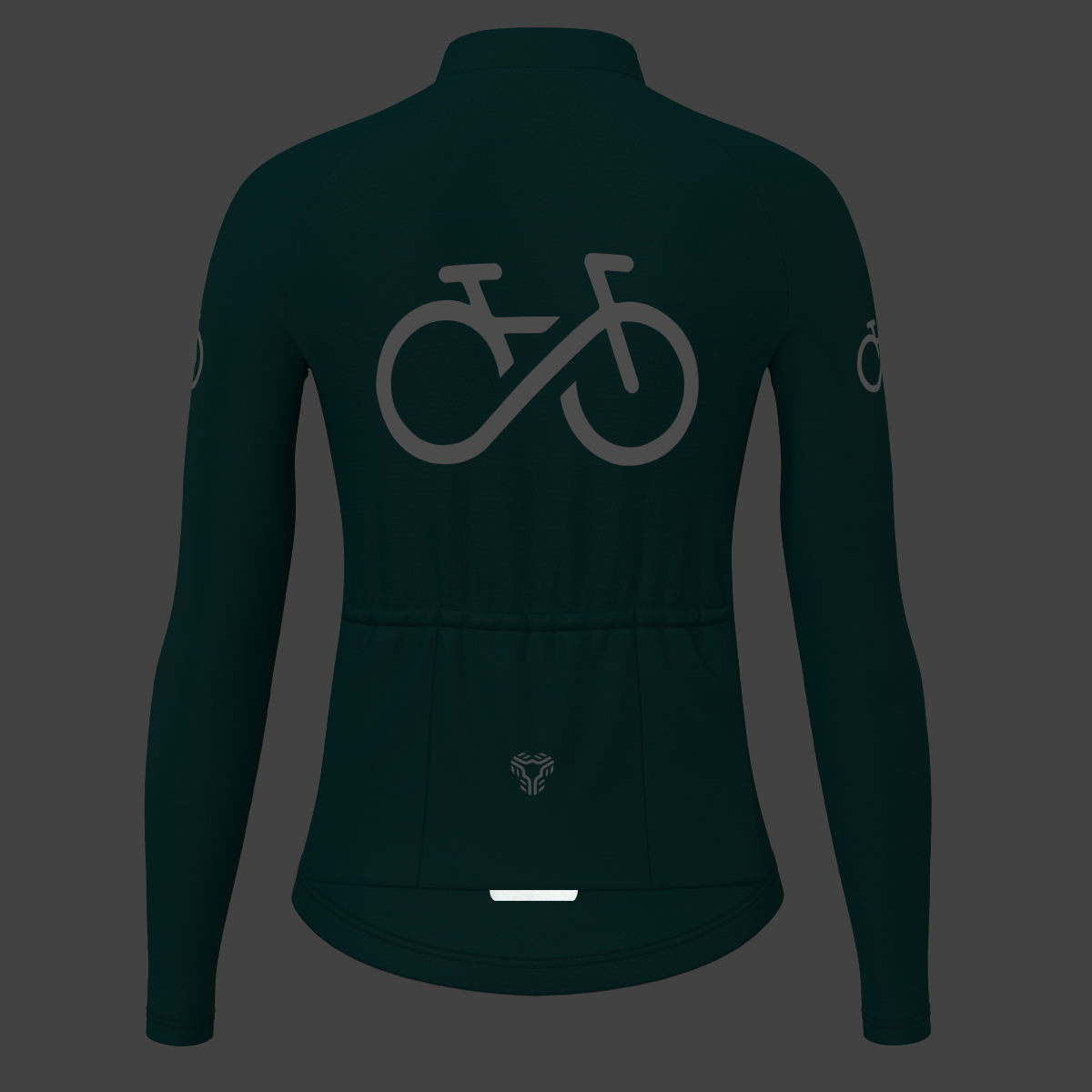 Ride Forever Women's LS Cycling Jersey - Midnight