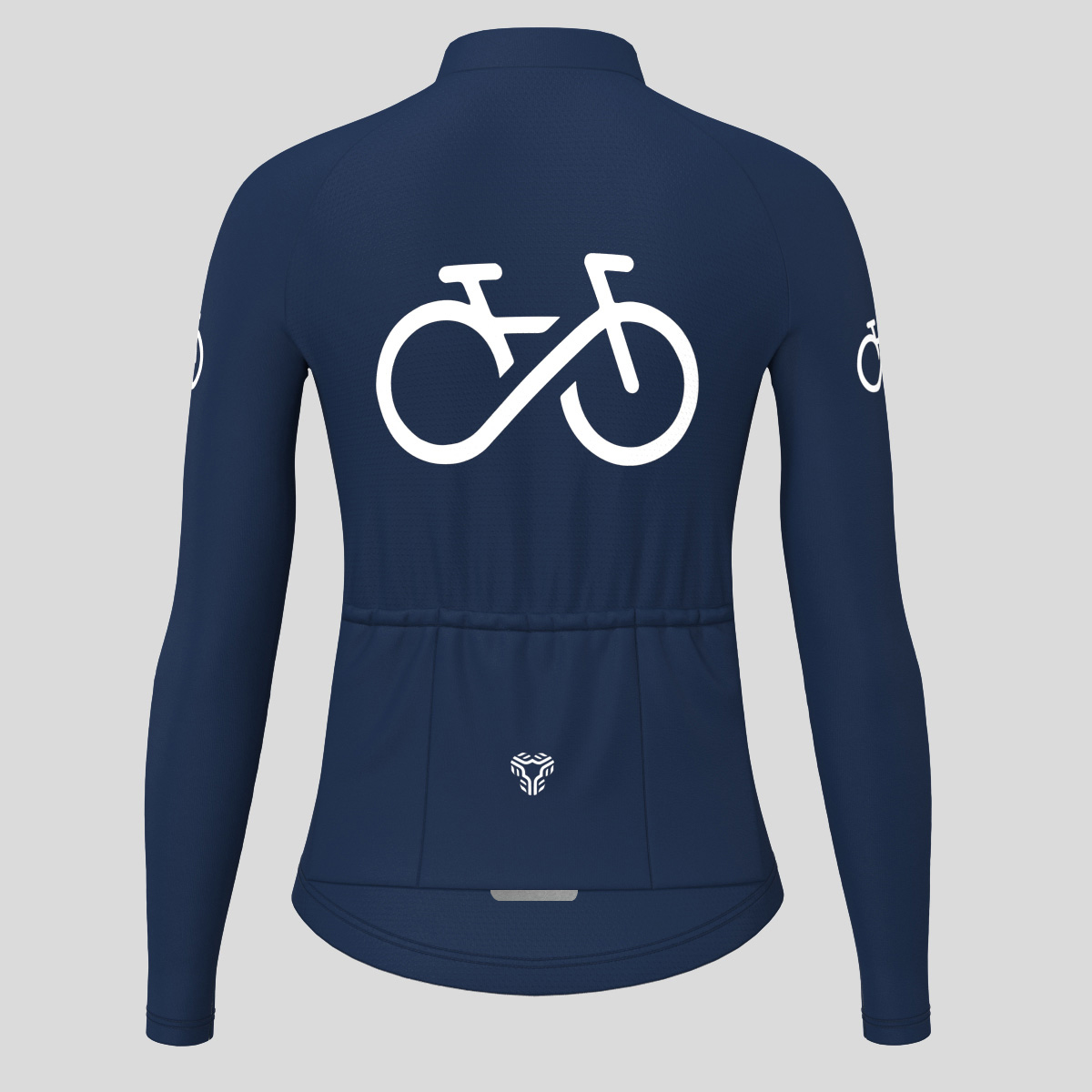 Ride Forever Women's LS Cycling Jersey - Navy