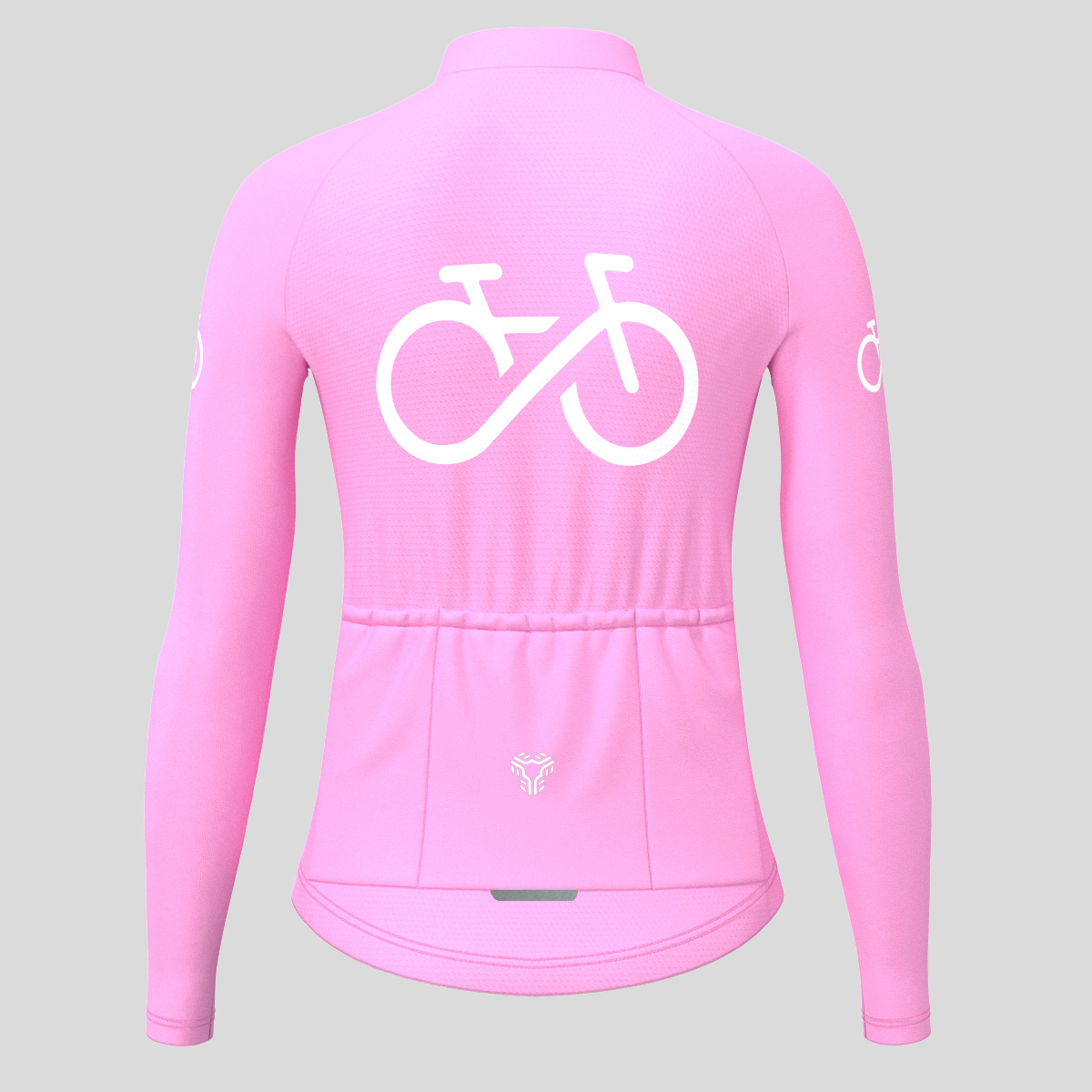 Ride Forever Women's LS Cycling Jersey - Neo Pink
