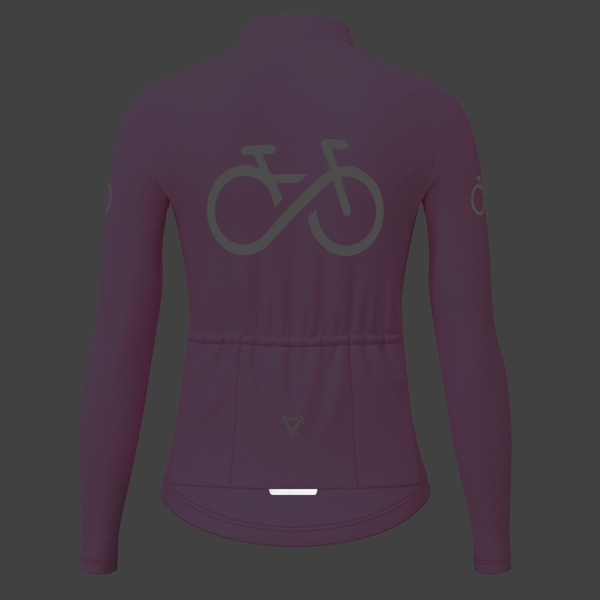 Ride Forever Women's LS Cycling Jersey - Neo Pink
