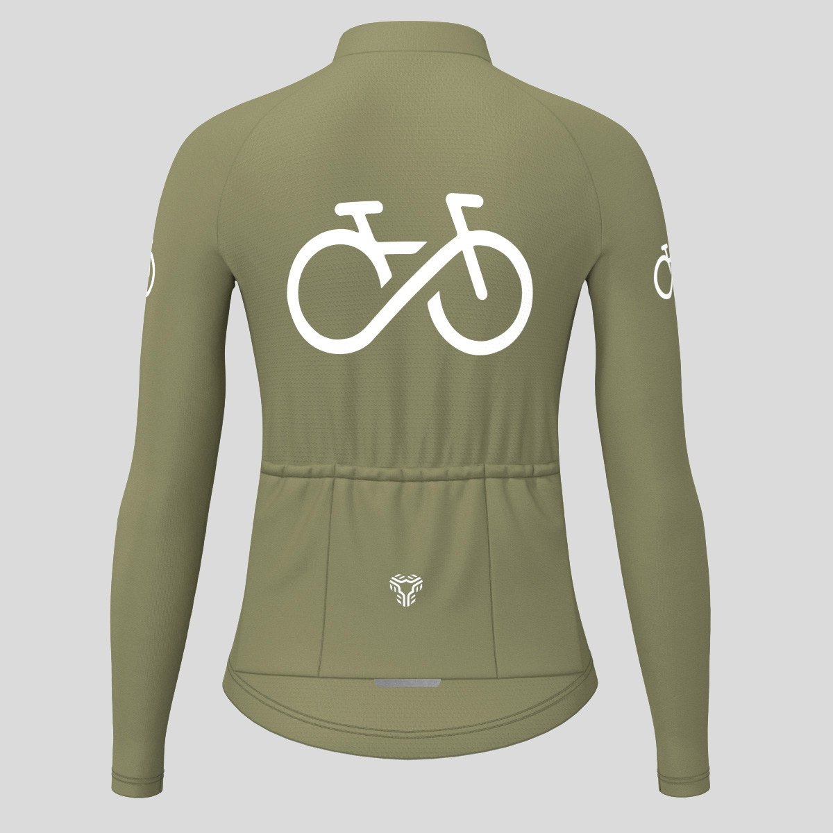 Ride Forever Women's LS Cycling Jersey - Olive