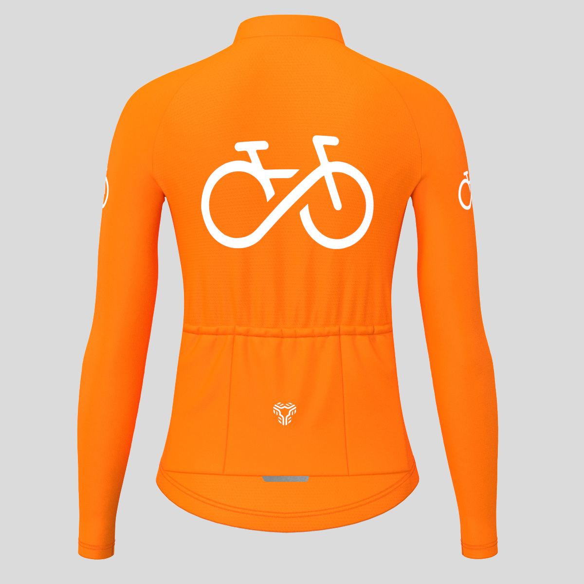 Ride Forever Women's LS Cycling Jersey - Orange
