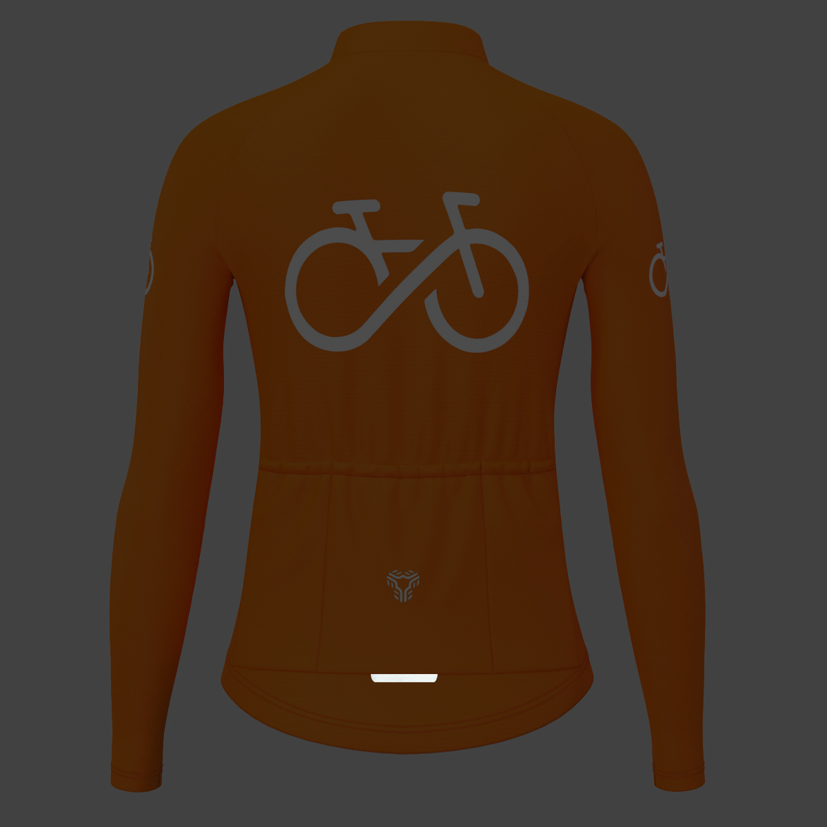Ride Forever Women's LS Cycling Jersey - Orange