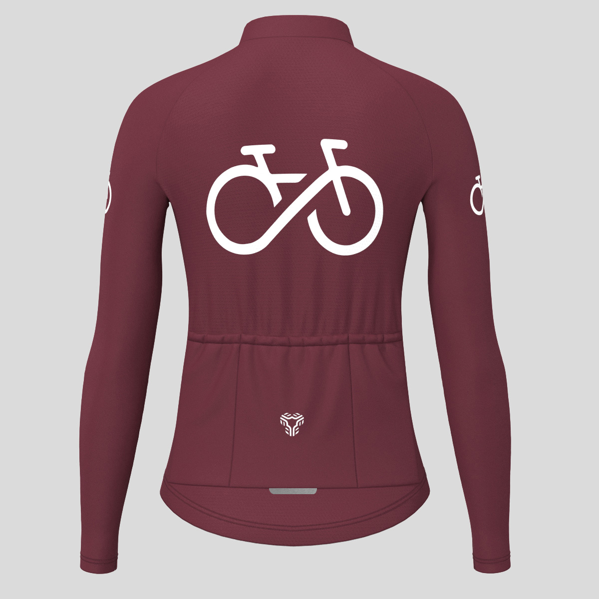 Ride Forever Women's LS Cycling Jersey - Plum