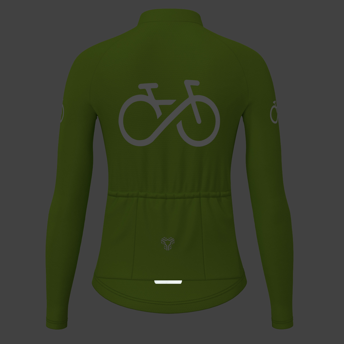 Ride Forever Women's LS Cycling Jersey - Wasabi