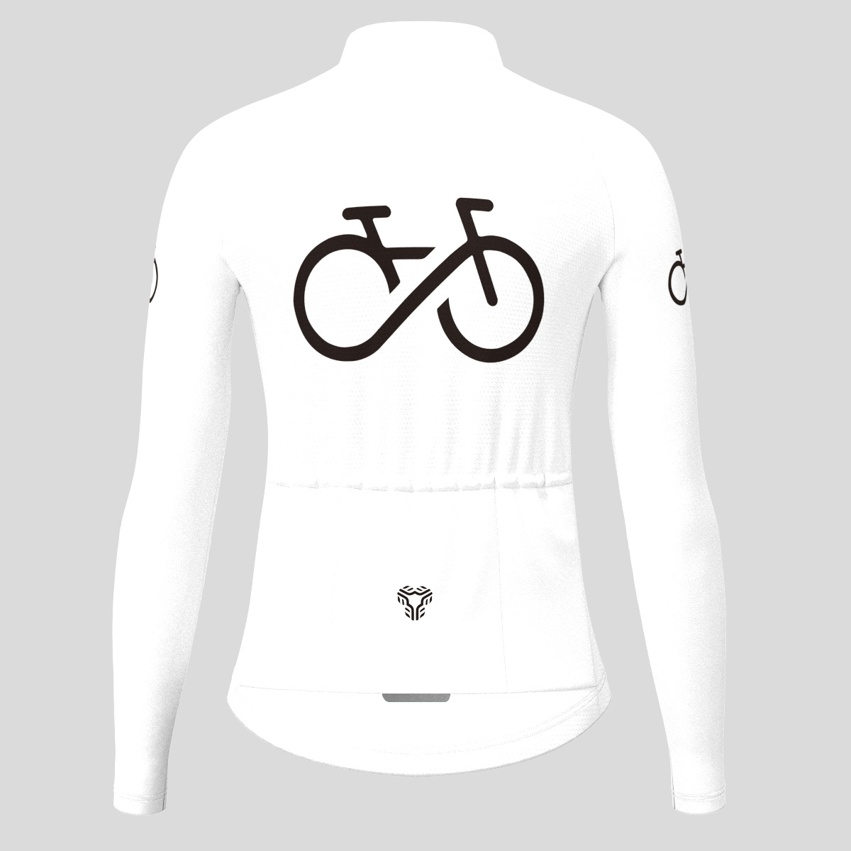 Bike Forever Women's LS Cycling Jersey - White