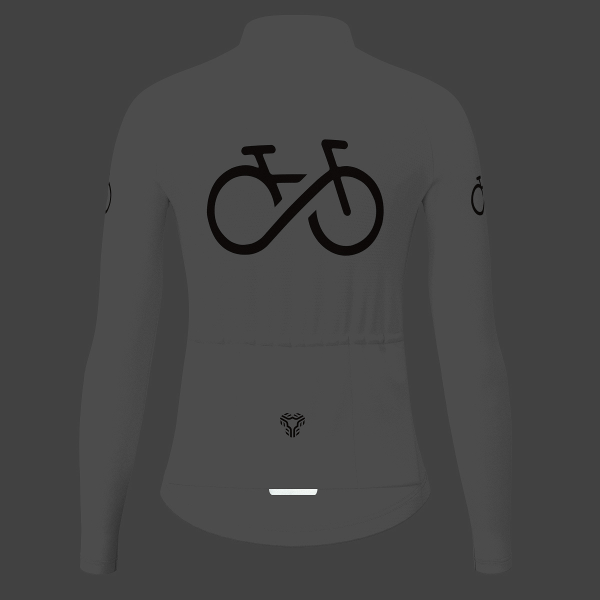 Bike Forever Women's LS Cycling Jersey - White