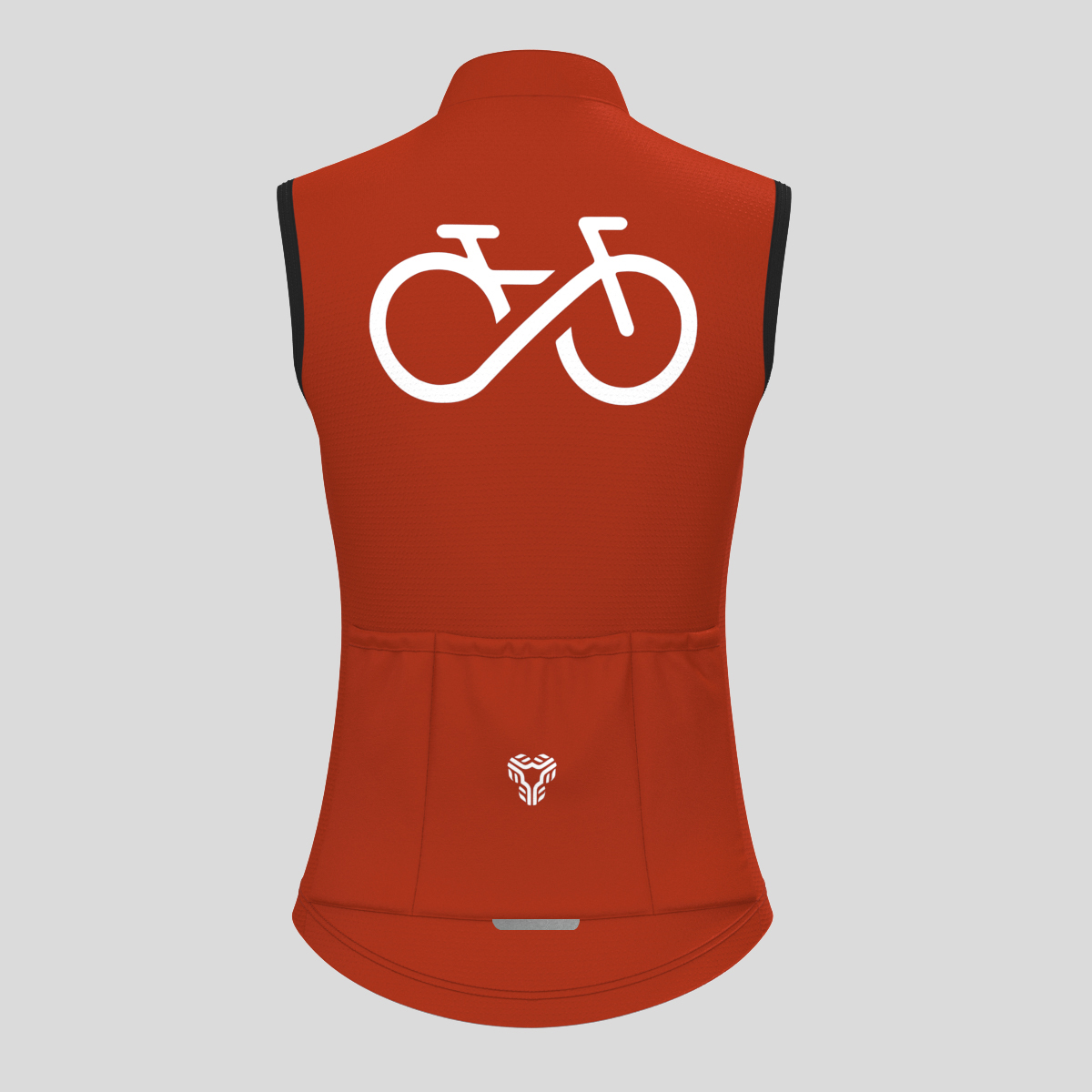 Women's Bike Forever Sleeveless Cycling Jersey - Brick