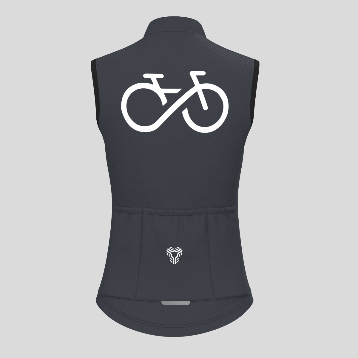 Women's Bike Forever Sleeveless Cycling Jersey - Graphite