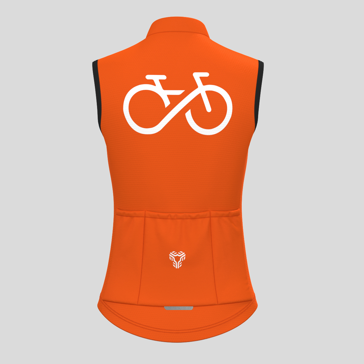Women's Bike Forever Sleeveless Cycling Jersey - Tangerine