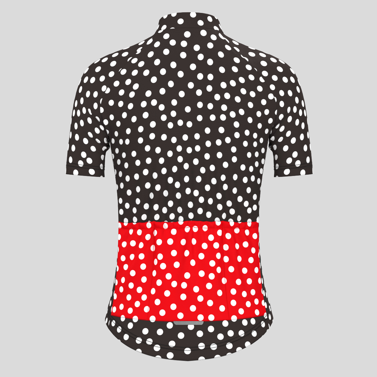 Women's Classic Polka Dots Cycling Jersey - Black
