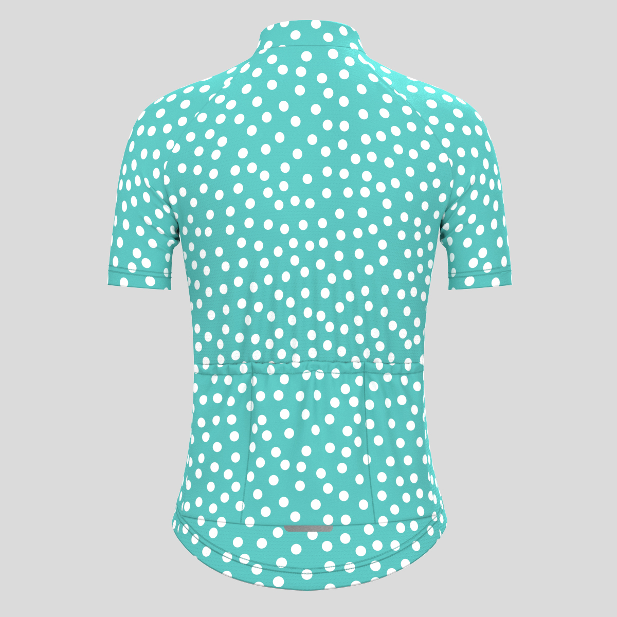 Women's Classic Polka Dots Cycling Jersey - Blue