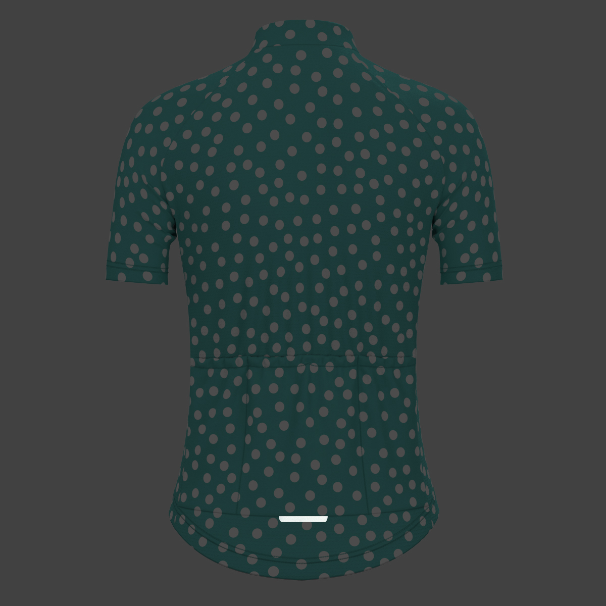 Women's Classic Polka Dots Cycling Jersey - Blue