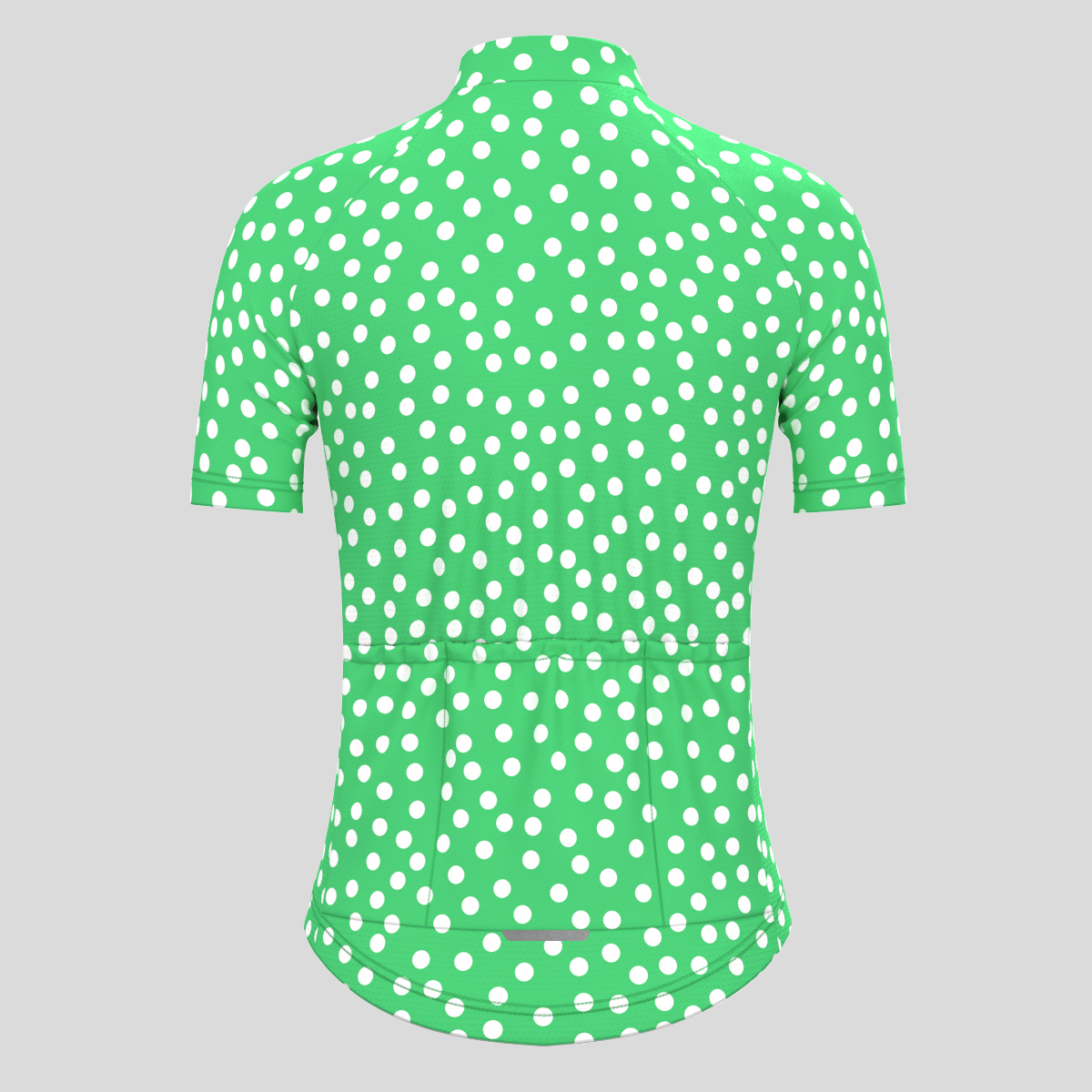Women's Classic Polka Dots Cycling Jersey - Green