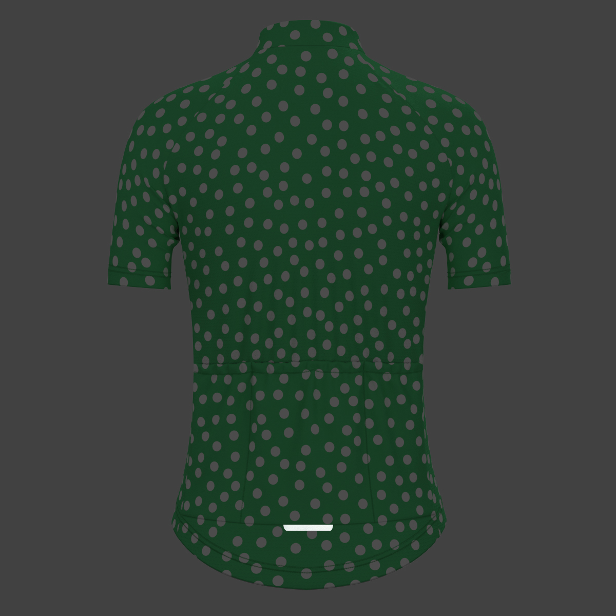 Women's Classic Polka Dots Cycling Jersey - Green