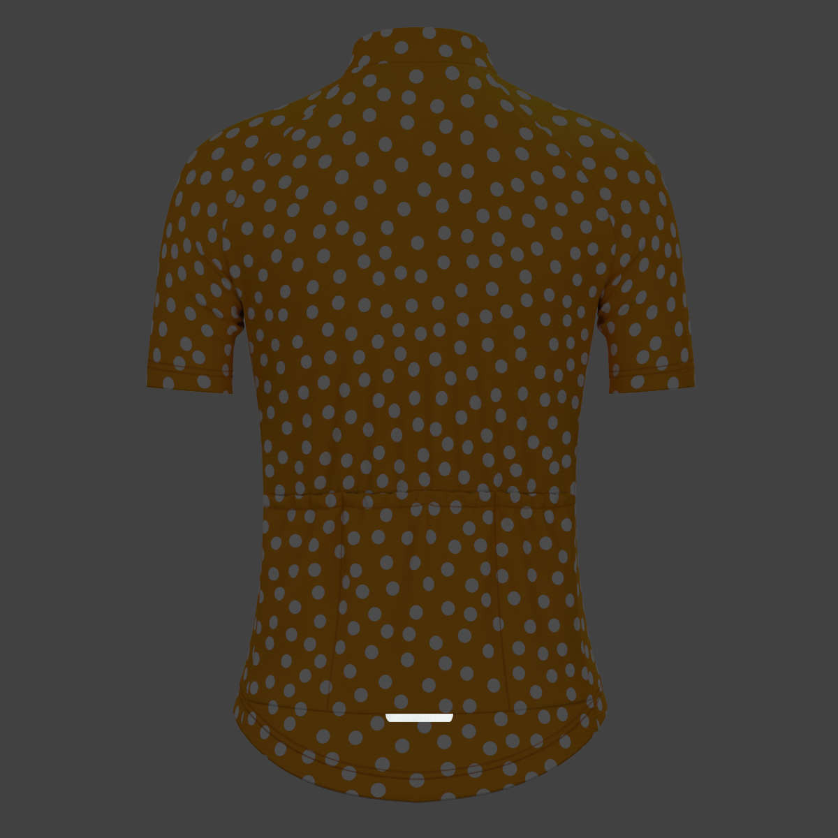 Women's Classic Polka Dot Cycling Jersey - Orange