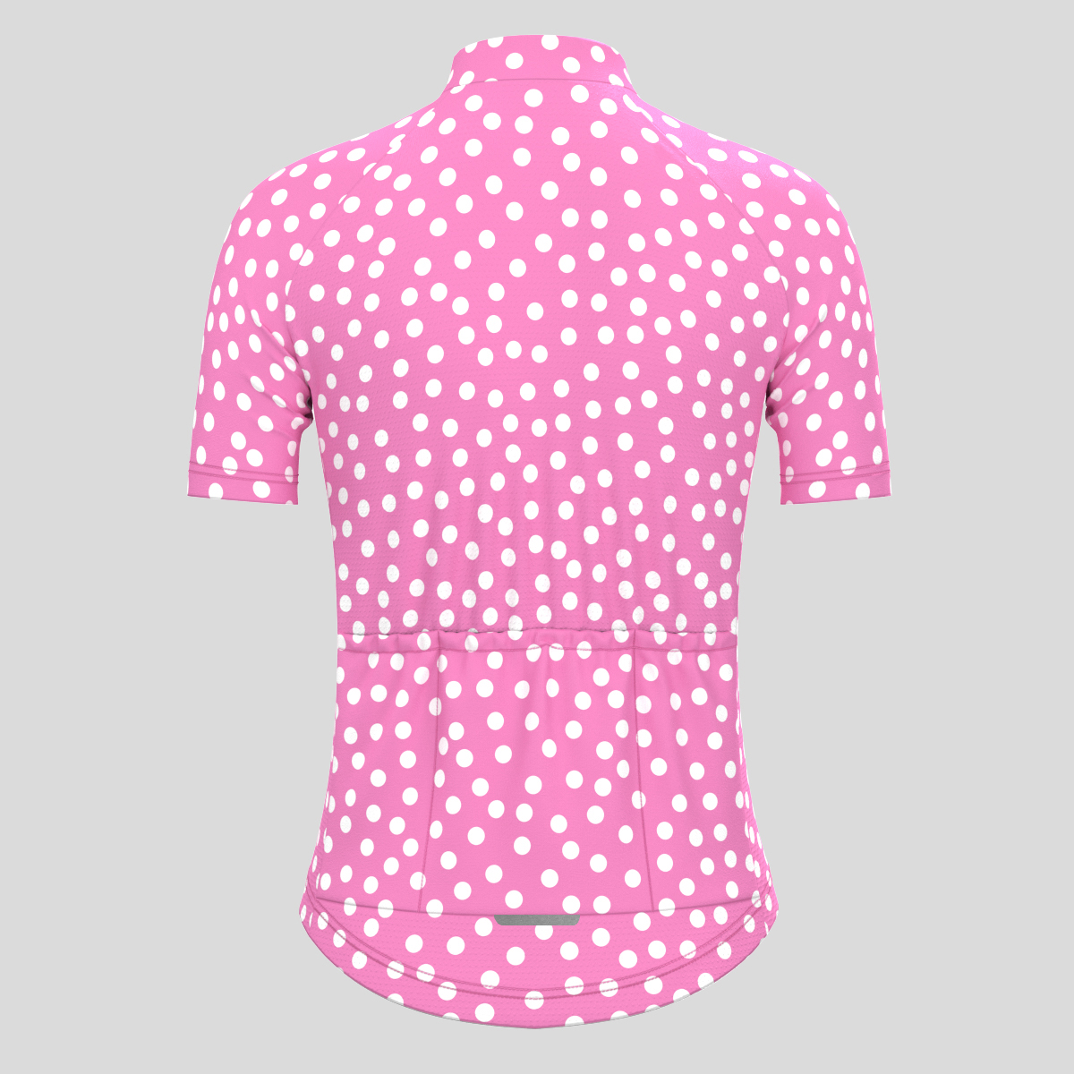 Women's Classic Polka Dots Cycling Jersey - Pink