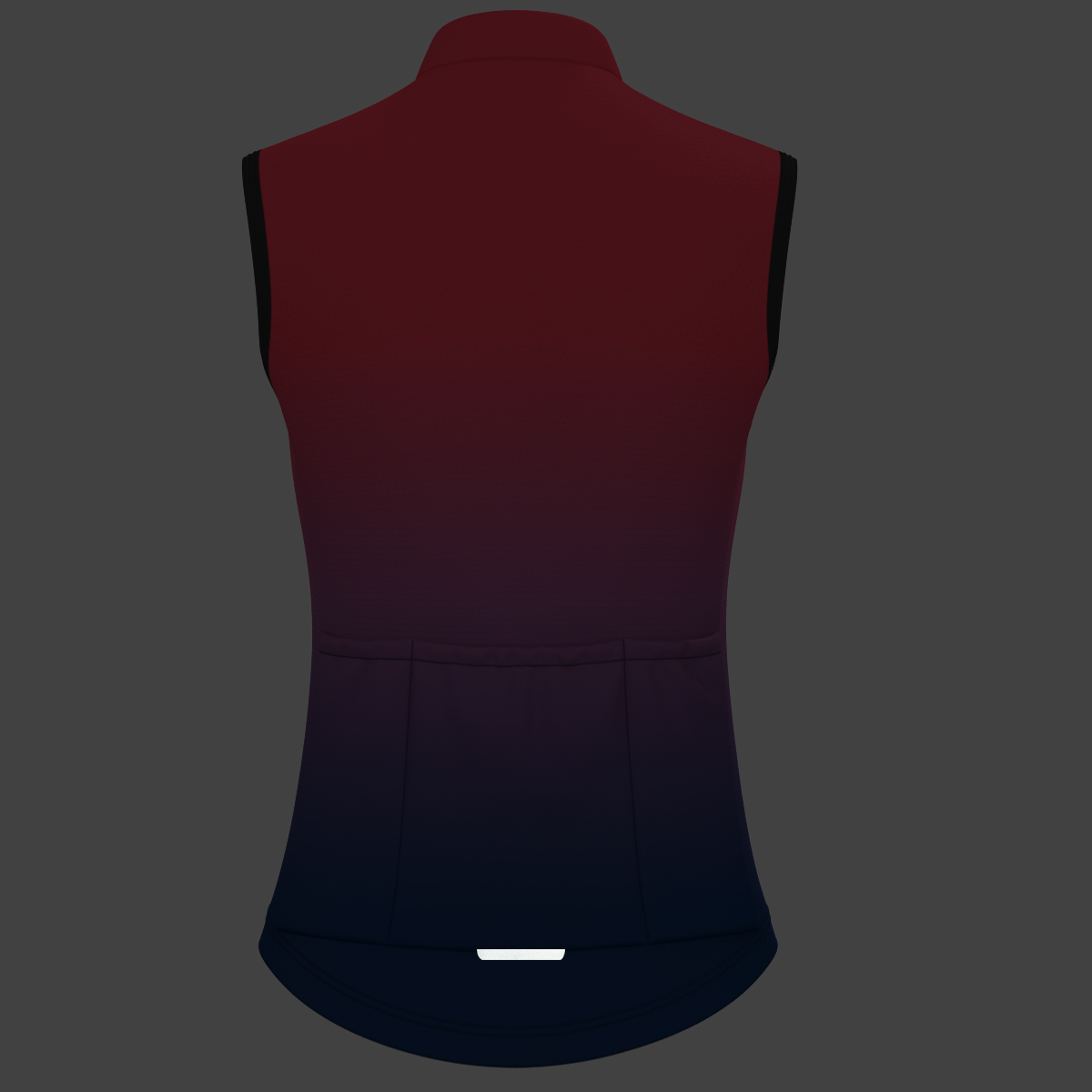 Women's Minimal Gradient Sleeveless Cycling Jersey - Volcano