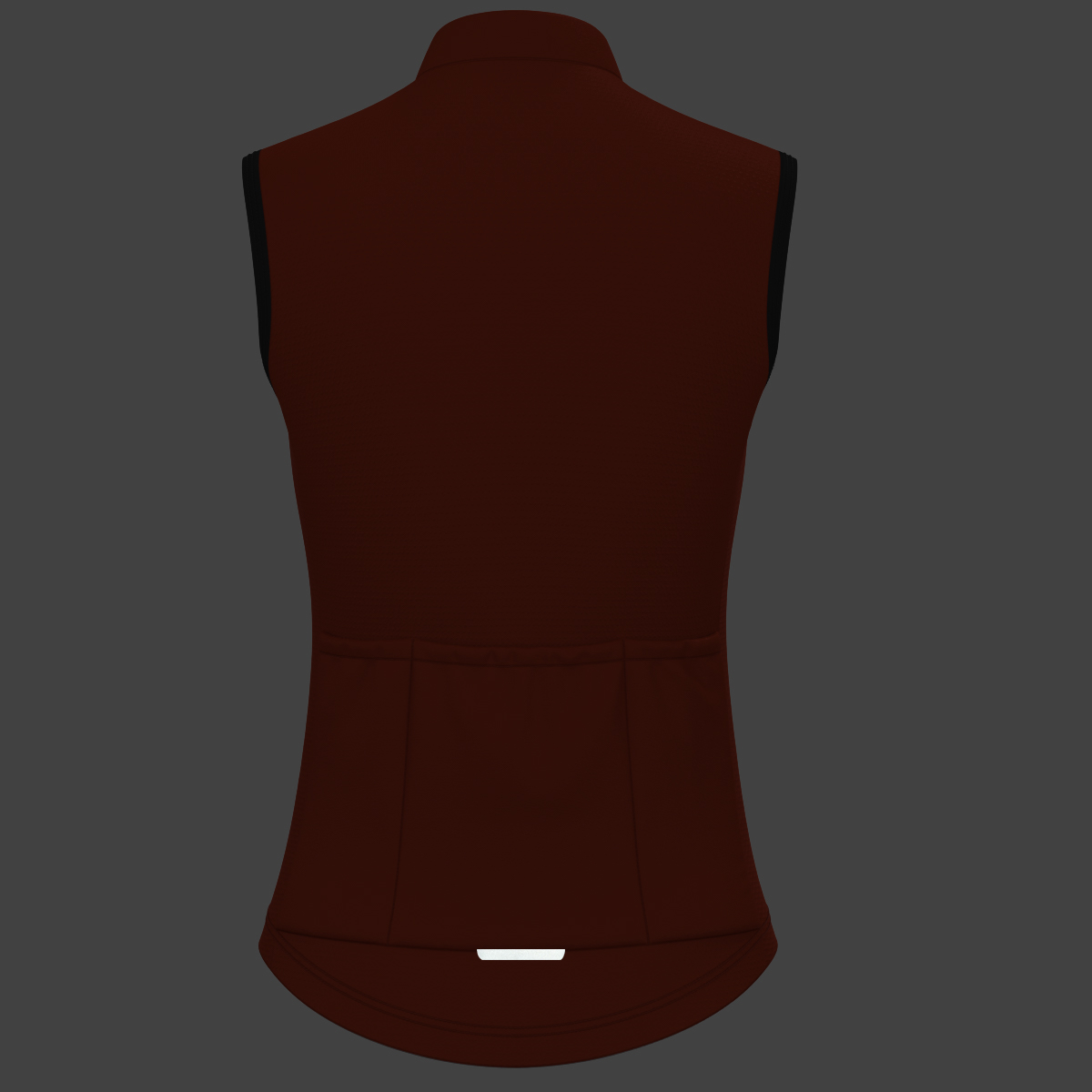 Women's Minimal Solid Sleeveless Cycling Jersey - Brick