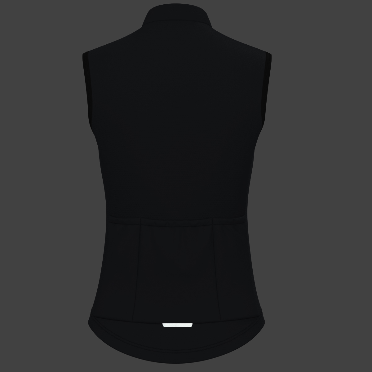 Women's Minimal Solid Sleeveless Cycling Jersey - Graphite