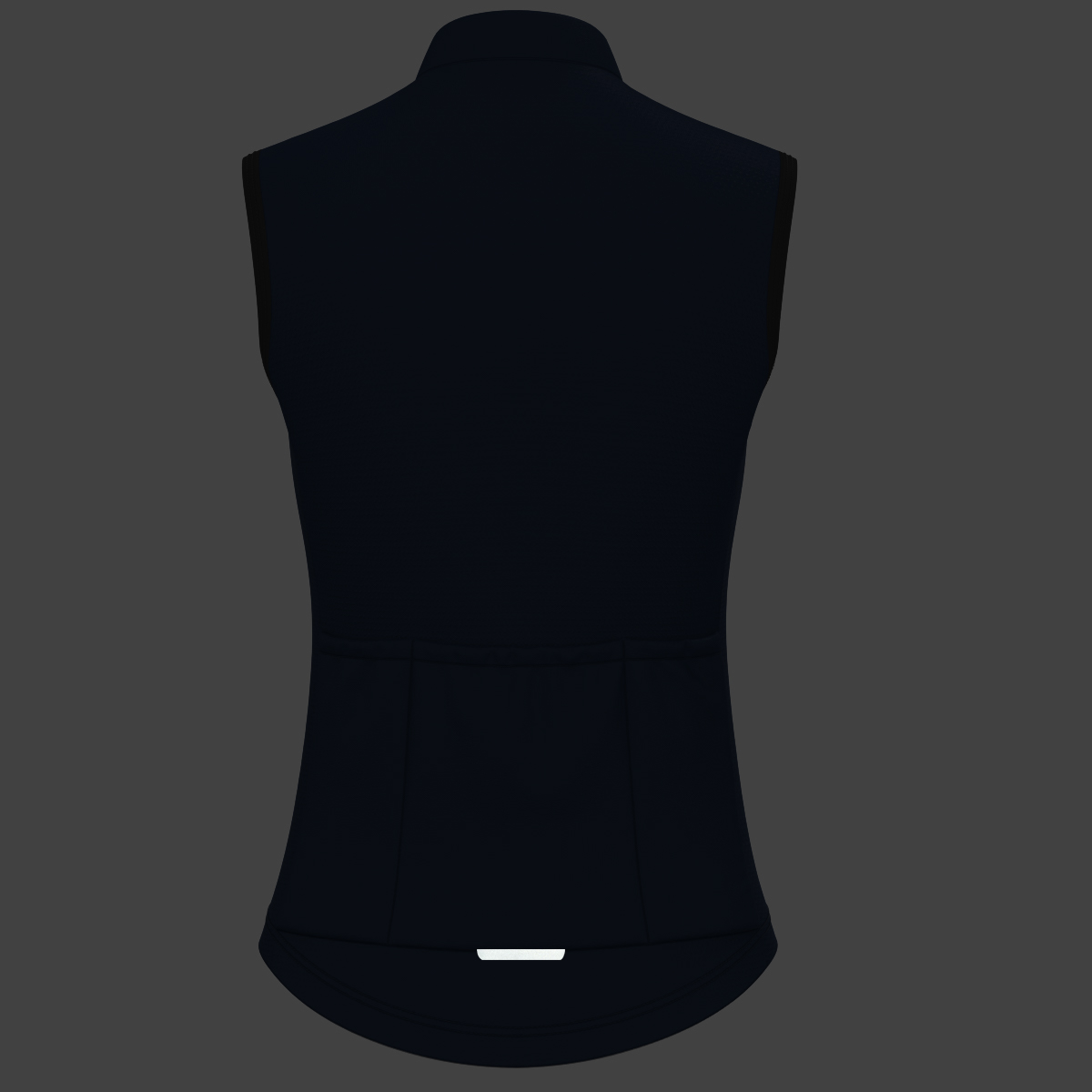 Women's Minimal Solid Sleeveless Cycling Jersey - Navy