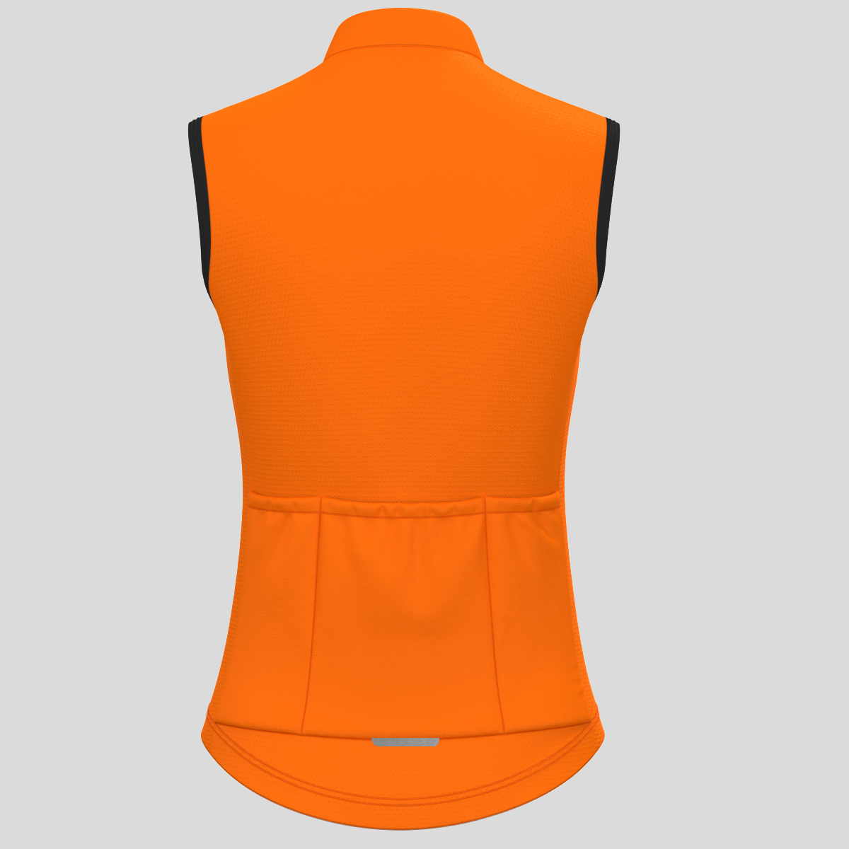 Women's Minimal Solid Sleeveless Cycling Jersey - Orange