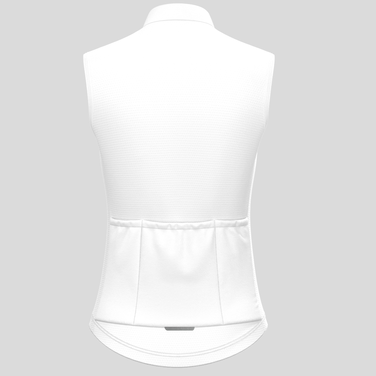 Women's Minimal Solid Sleeveless Cycling Jersey - White