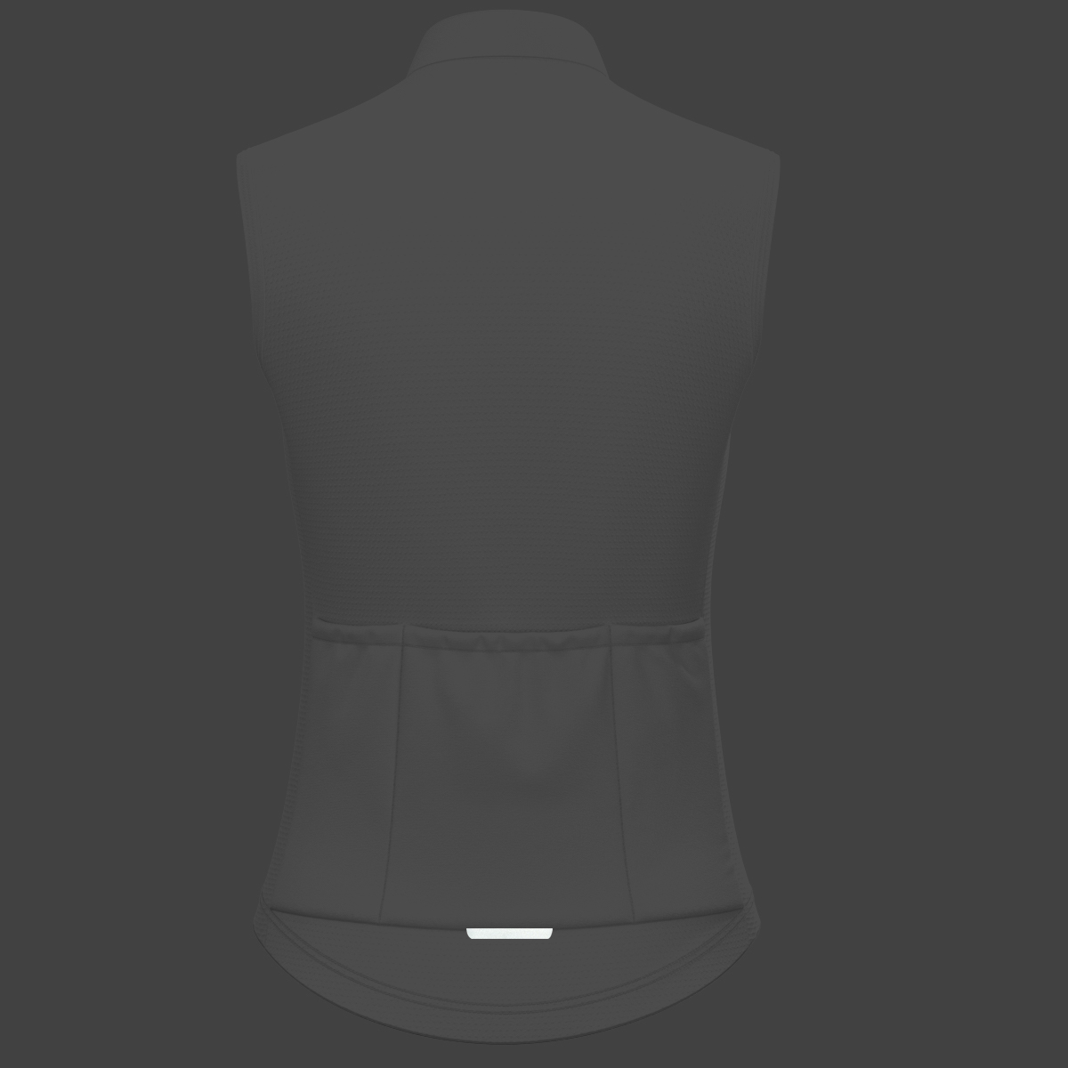 Women's Minimal Solid Sleeveless Cycling Jersey - White