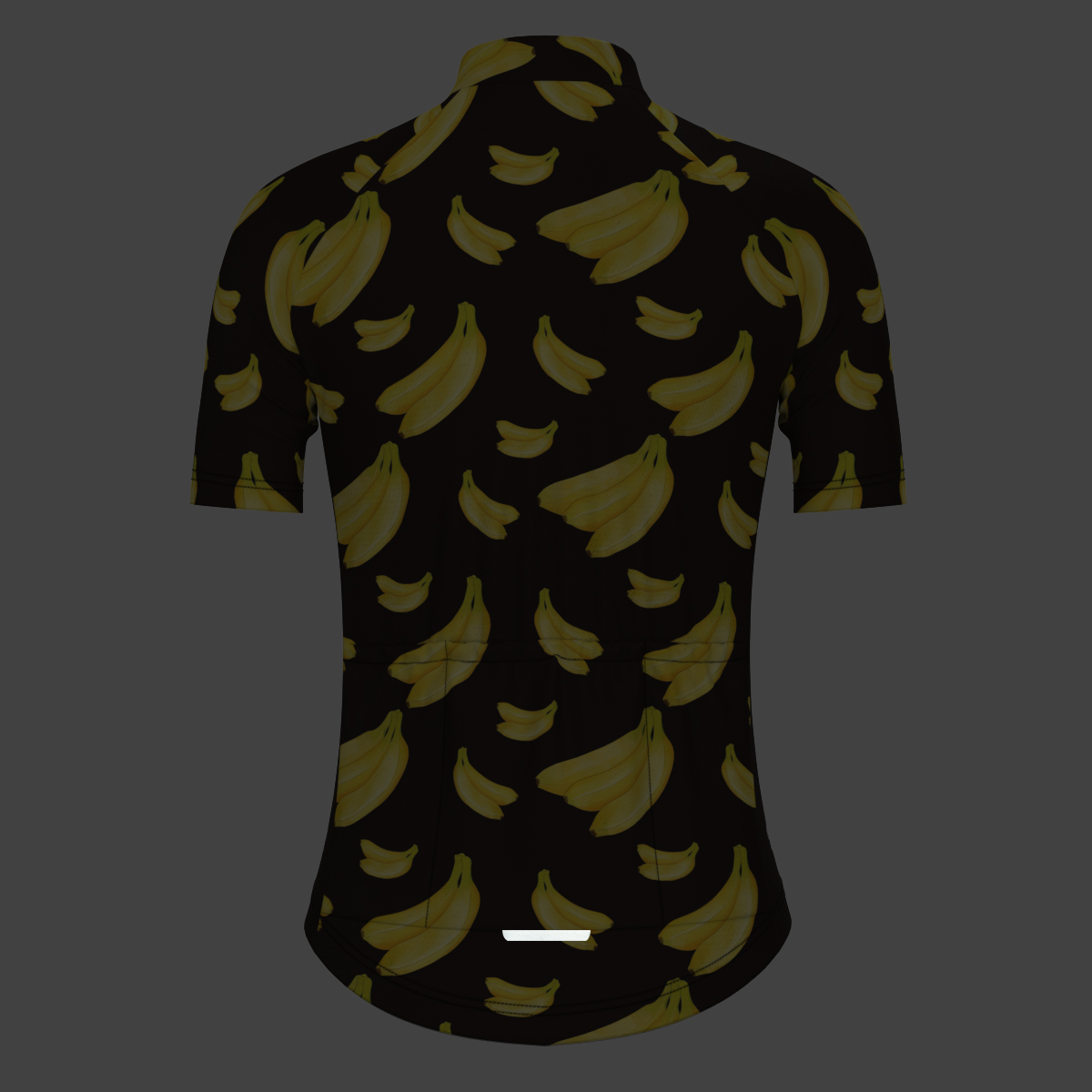 Women's Undress Me Banana Cycling Jersey - Black