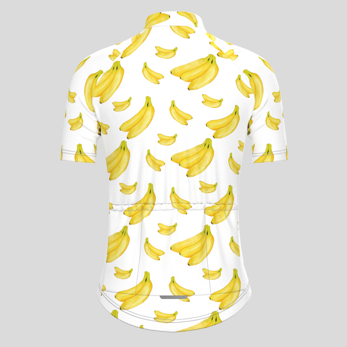 Women's Undress Me Banana Cycling Jersey - White