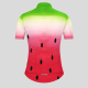 Women's Watermelon Watercolours Print Cycling Jersey | Sanpella.cc