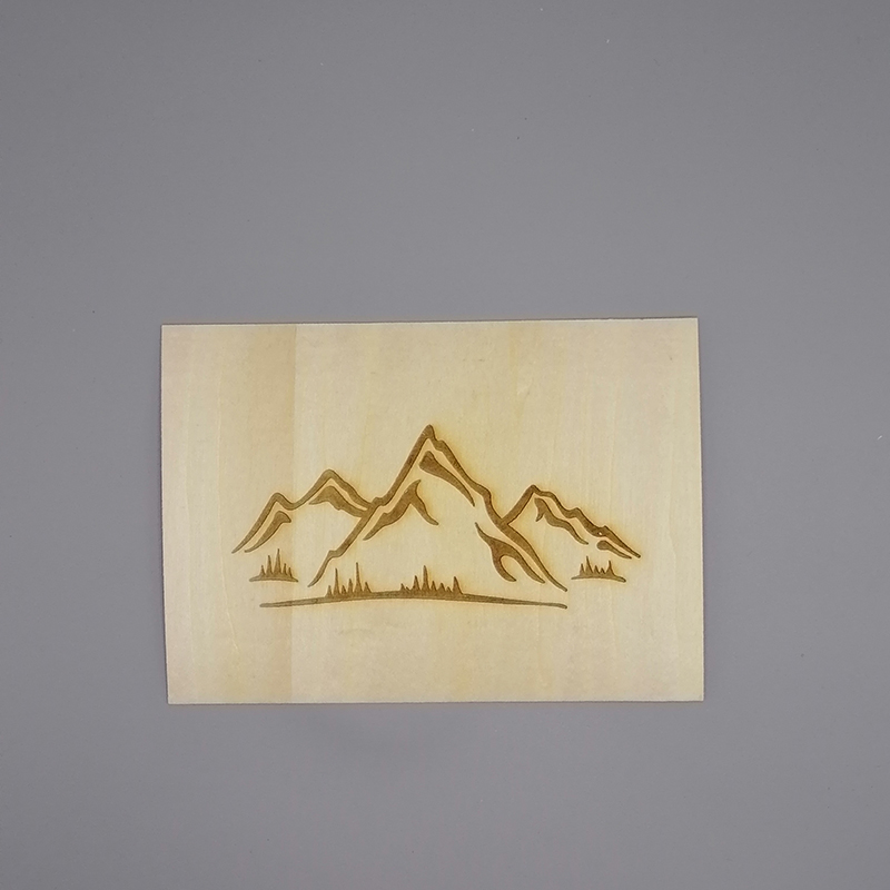 Maomitu Mountain Wood Carving, Photo Frame with Carved Wood Board