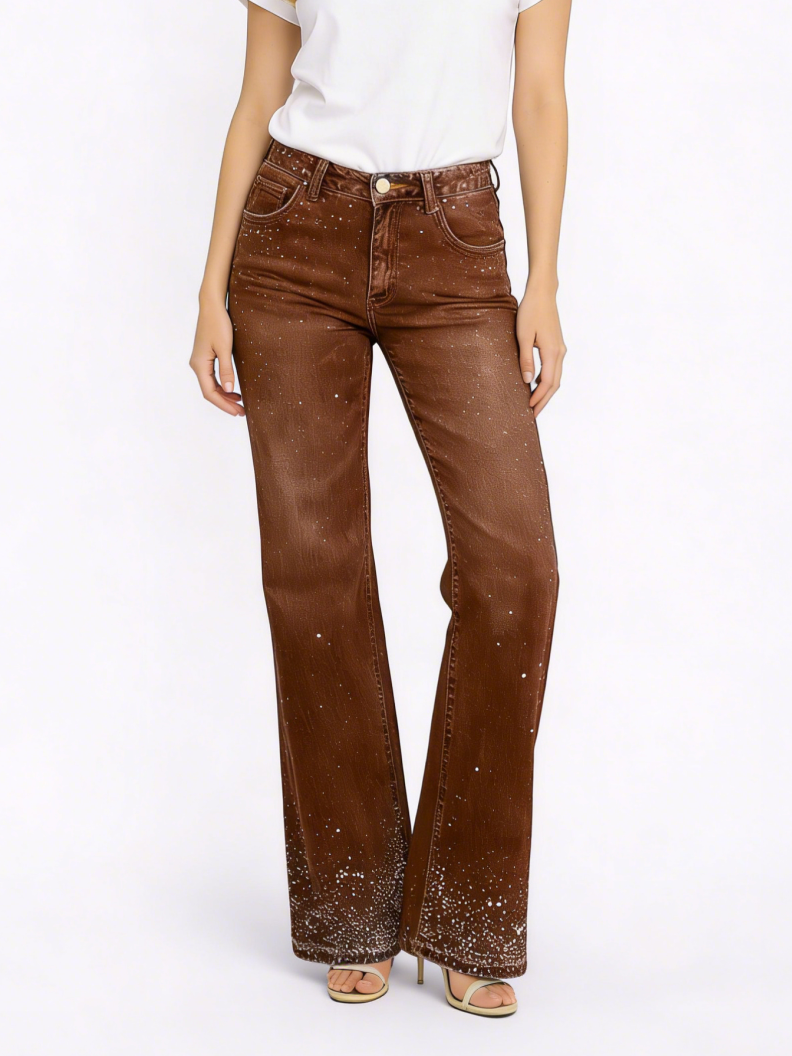 Women's Sparkly Rhinestone Jeans
