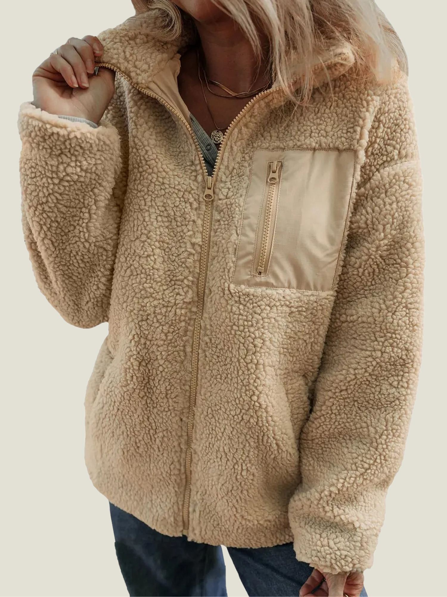 Women's Winter Full Zipper Fleece Jackets (Buy 2 Free Shipping) 