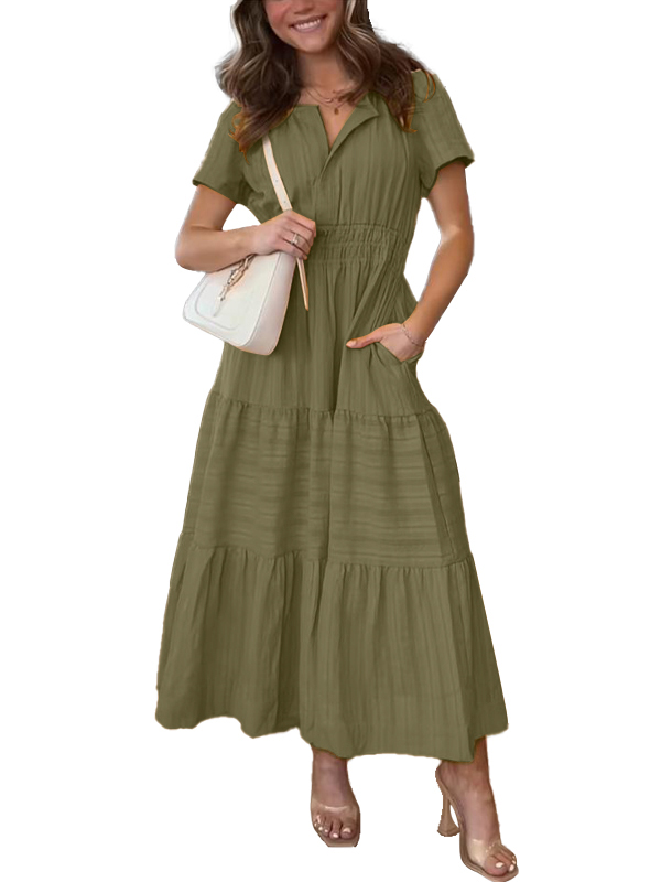 Women's Boho A-line Flowy Dress (Buy 2 Free Shipping)