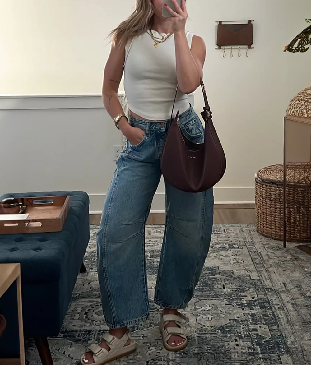 Mid-Rise Barrel Jeans (BUY 2 Free Shipping)-boocean.com