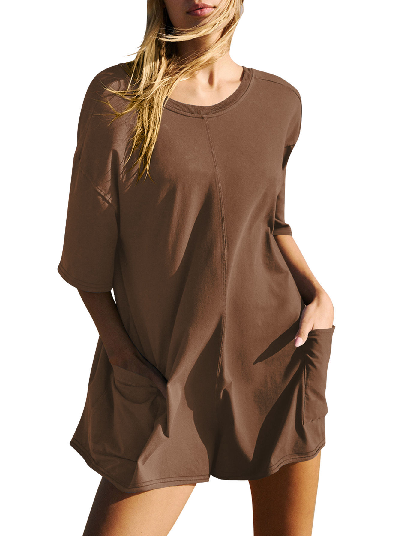 2024 New Oversized Reversible Tee Romper (Buy 2 Free Shipping)