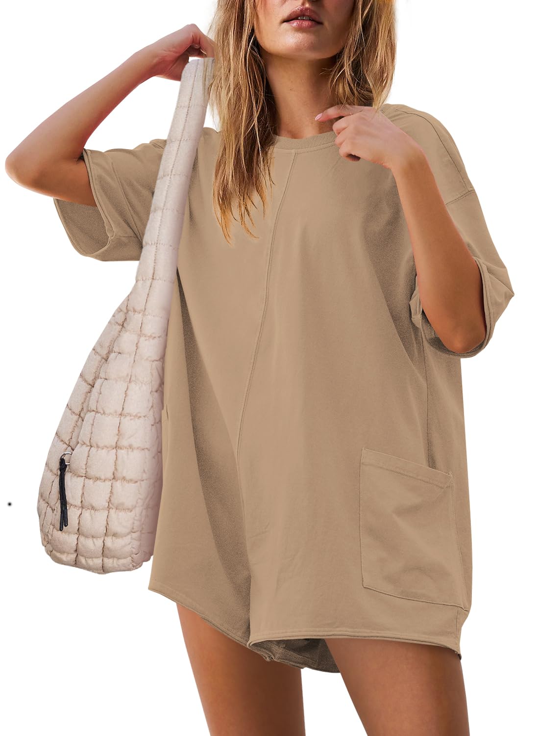 2024 New Oversized Reversible Tee Romper (Buy 2 Free Shipping)
