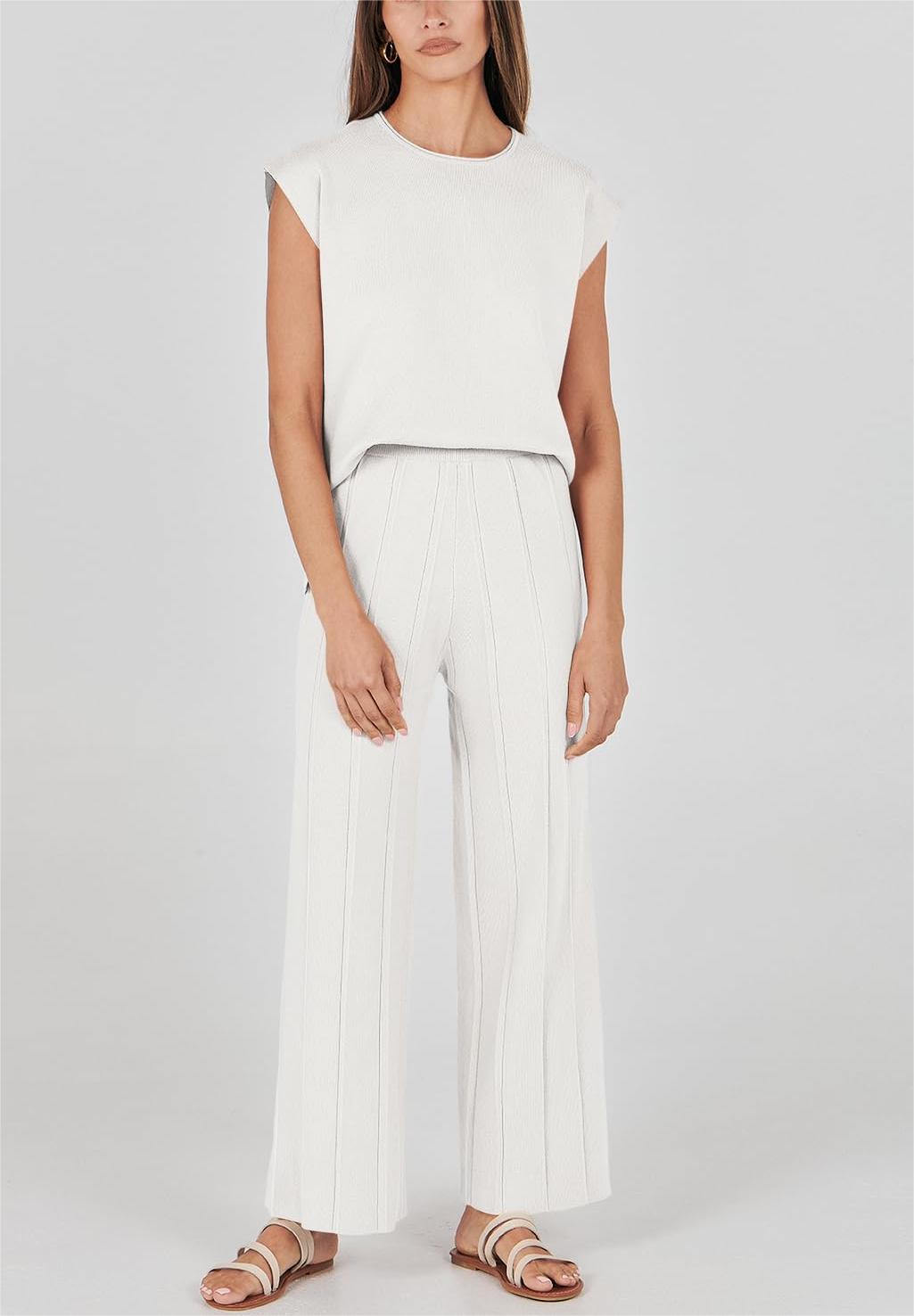 Women's 2 Piece Knit Lounge Set (Buy 2 Free Shipping)