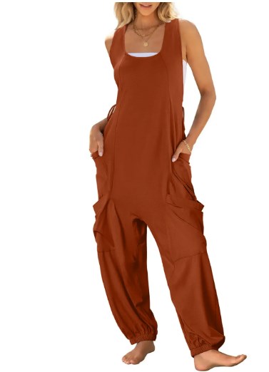 Women's Sleeveless Baggy Harem Jumpsuits (Buy 2 Free Shipping)